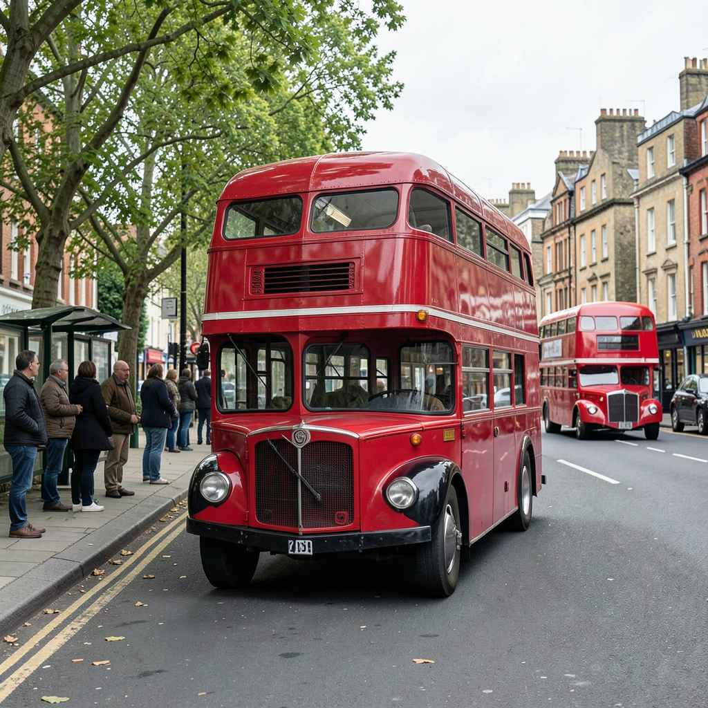Free vintage London buses run heritage day on 106 route between Finsbury Park and Hackney